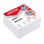 Poznámkový bloček kocka Office products nelepená biela, 85x85x40 mm 