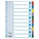 Kartónový rozraďovač Esselte Mylar 1-10 