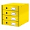 Zásuvkový box Leitz Click & Store 4 zásuvky žltý
