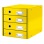 Zásuvkový box Leitz Click & Store 4 zásuvky žltý 