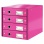 Zásuvkový box Leitz Click & Store 4 zásuvky ružový 