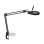 Lampa lupová MAULviso so svorkou čierna 