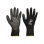 Rukavice nylónové BUNTING BLACK, veľ. 9/L 