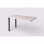 Prídavný stôl Lenza Wels, 130x76,2x70cm, kovové nohy - agát svetlý