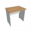 Pracovný stôl Gate, 80x75,5x60 cm, dub/sivý