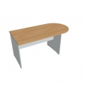 Doplnkový stôl Gate, 160x75,5x80 cm, dub/sivá