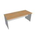 Rokovací stôl Gate, 180x75,5x80 cm, dub/sivá