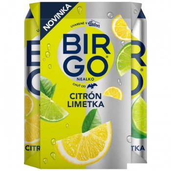 DARČEK: Pivo BIRGO nealko 4 x 0,5 ℓ Citrón &  limetka