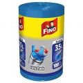 Vrecia zaväzovacie FINO Easy pack 35 ℓ, 15 mic., 50 x 64 cm, modré (100 ks)