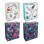 Papierová taška 180x230mm textilné ušká vo farbe tašky mix 4 motívov bez možnosti výberu Vtáčiky