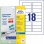 Magnetické popisovacie štítky Avery 78mm x 28m 