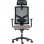 Kancelárska stolička GAME Šéf SYN sivá (Bombay 34) + PDH nastaviteľný + podrúčky P44
