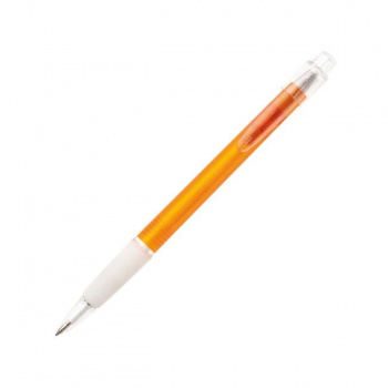 Guľôčkové pero plastové PROSTO oranžové 