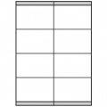 Etikety univerzálne 105x72mm Agipa A4 100 hárkov