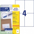 Etikety univerzálne 105x148mm Avery A4 25+5 hárkov 