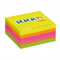 Samolepiaci bloček Stick&#39;n Hopax mini, 51x51 mm, neon mix 