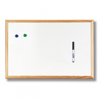 Magnetická tabuľa 60x90 cm biela 