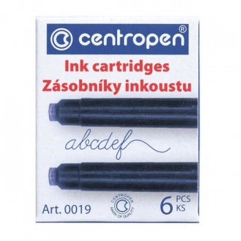 Atramentové bombičky Centropen 0019, 6 ks 