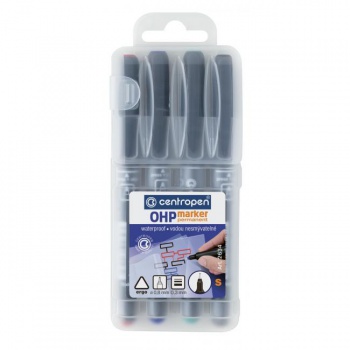 Sada popisovačov OHP Centropen 2634 S/4S 