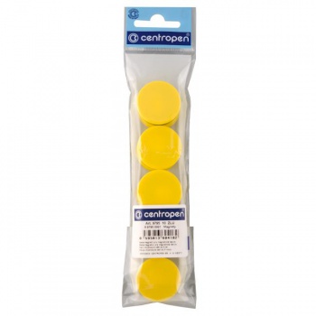 Magnety 30mm žlté 10ks 