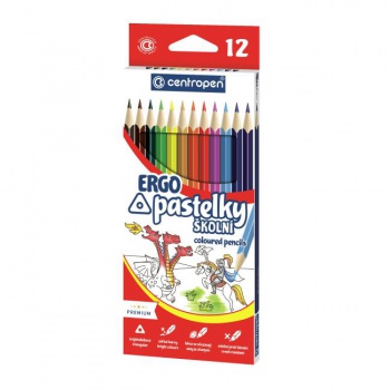 Farbičky trojhranné CENTROPEN 9521/12f 