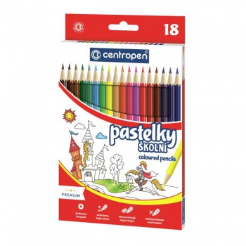 Farbičky šesťhranné CENTROPEN 9520/18f 