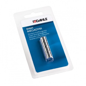 Magnety extra silné na sklenené tabule, valček 10 mm, 4 ks 
