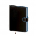 Diár Flip týždenný A5 14,3x20,5cm - čierno/modrý 2024