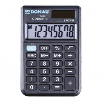 Kalkulačka Donau Tech K-DT2081 čierna 