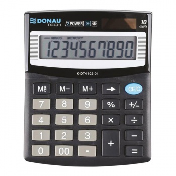 Kalkulačka Donau Tech K-DT4102 čierna 