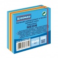 Samolepiaci bloček Donau neónový 50x50mm 250l modrý 