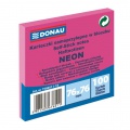Samolepiaci bloček Donau neónový 76x76 mm ružový 