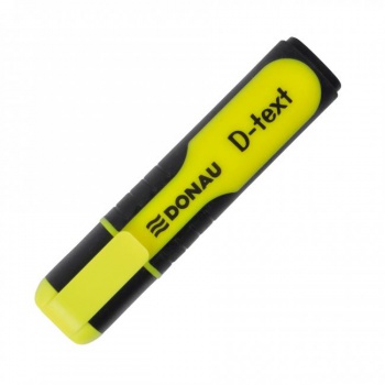 Zvýrazňovač DONAU D-text žltý 
