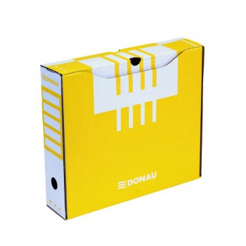 Archívny box DONAU 80mm žltý 