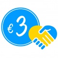 DARČEK: Pomoc pre Ukrajinu 3€ 