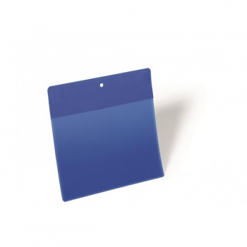 Magnetické vrecko na štítok 210 x 148 mm na šírku 10 ks modré 