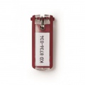 Menovky na kľúče DURABLE KEY CLIP červené 6ks 