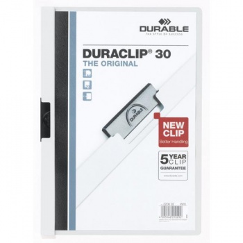 Obal s klipom DURACLIP Original 30 biely 