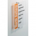 Informačná tabuľka Crystal Sign 297x420 mm (A3) 
