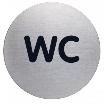 Piktogram WC text 