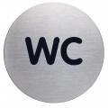 Piktogram WC text 
