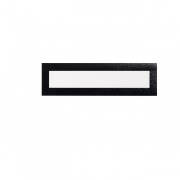 Magnetický DURAFRAME MAGNETIC Top pre A4, 210x40 mm, čierny 