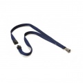 Závesný remienok DURABLE SOFT COLOUR 15mm tmavomodrý 10ks 
