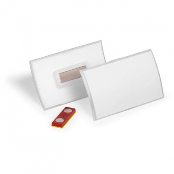Visačka s magnetom PP DURABLE 54x90mm 10ks 