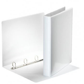 Zakladač prezentačný Esselte 4,4cm 4D-krúžkový biely 
