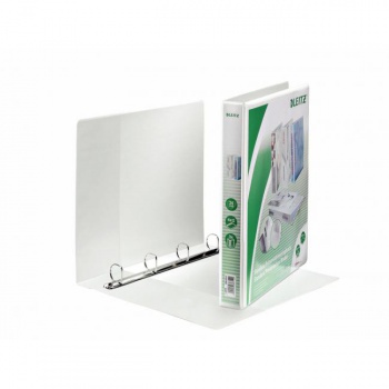 Zakladač prezentačný Leitz 4,4cm 4D-krúžkový A4 MAXI biely 