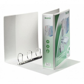 Zakladač prezentačný Leitz 7,7cm 4D-krúžkový A4 MAXI biely 