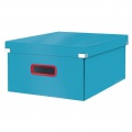Veľká krabica Click & Store A3 Leitz Cosy kľudná modrá 