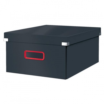 Veľká krabica Click & Store A3 Leitz Cosy zamatová sivá 
