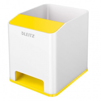 Stojan na perá hudobný Leitz WOW žltý 